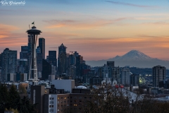 Space Needle & Mt. Rainier (1)